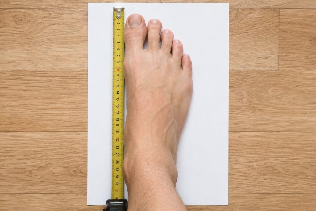 Foot paper technique